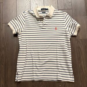 Ralph Lauren stripe short sleeve polo Small